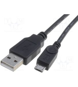 USB A - micro USB B cable (1.0 m)