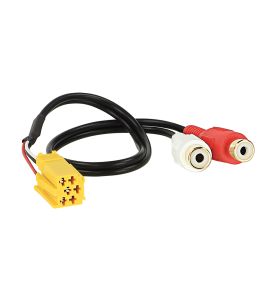 Fiat (Mini ISO - RCA) adapter AUX. ACV