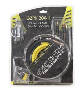 Ground Zero amplifier install KIT (20 mm²). GZPK 20X-II