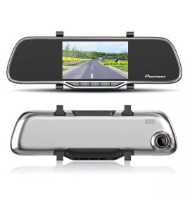 Pioneer VREC-200CH dash camera in rear view mirror (2 channel).