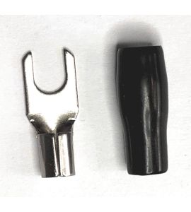U-terminals for cable. Gladen (Black, 6 mm2).