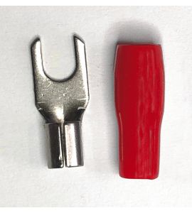 U-terminals for cable. Gladen (Red, 2.5 mm2).
